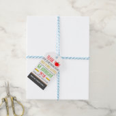 Geschenkmarke für Lehrer Geschenkanhänger (Mit Garn)