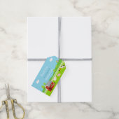 Geschenkmarke für niedliche Landtiere Geschenkanhänger (Mit Garn)