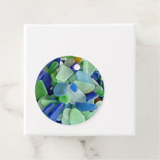 Geschenkmarke für Seaglass - Set von 12 Jahren Geschenkanhänger (Beispiel)