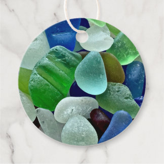 Geschenkmarke für Seaglass - Set von 12 Jahren Geschenkanhänger