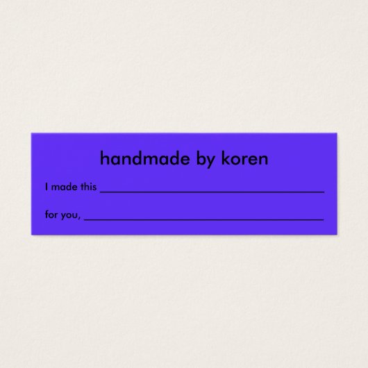 Geschenkmarke für Spitzenprodukte (Vorderseite)