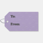 Geschenkmarke für zukünftige Physiker Geschenkanhänger (Rückseite Horizontal)