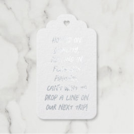 Geschenkmarke Geschenkanhänger