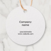 Geschenkmarke Geschenkanhänger (Rückseite)