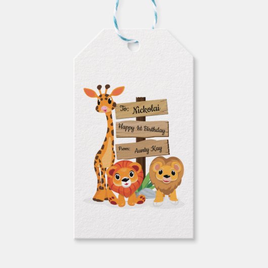 Geschenkmarke Geschenkanhänger (Vorderseite)