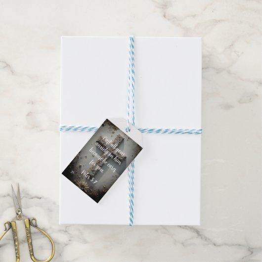 Geschenkmarke Geschenkanhänger (Mit Garn)