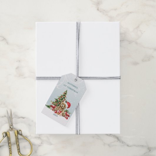 Geschenkmarke Geschenkanhänger (Mit Garn)