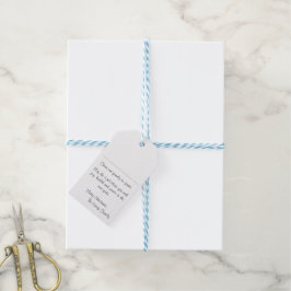 Geschenkmarke Geschenkanhänger