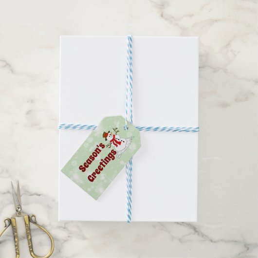 Geschenkmarke Geschenkanhänger (Mit Garn)