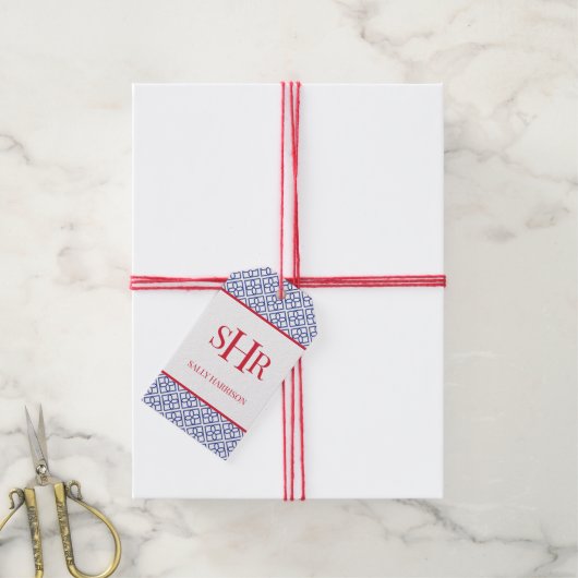 Geschenkmarke Geschenkanhänger (Mit Garn)