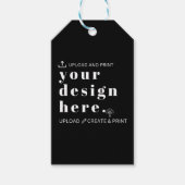 Geschenkmarke Hochladen Ihres Designs Geschenkanhänger (Vorderseite)