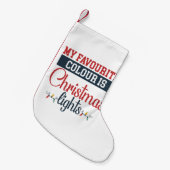 Geschenkmarke Kleiner Weihnachtsstrumpf (Vorderansicht (hängend))