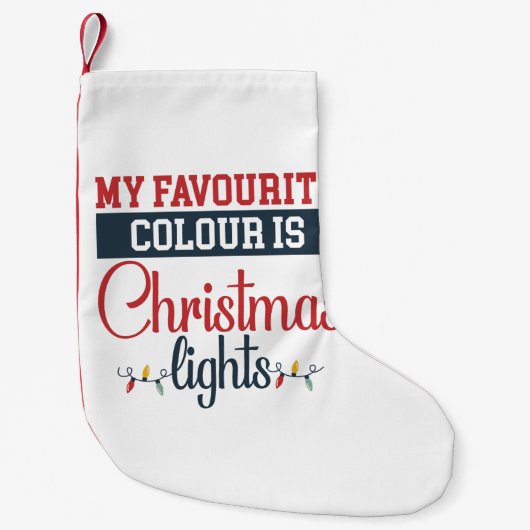 Geschenkmarke Kleiner Weihnachtsstrumpf (Vorderseite)