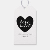 Geschenkmarke - Liebe ist süß Geschenkanhänger (Vorderseite)