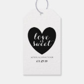 Geschenkmarke - Liebe ist süß Geschenkanhänger (Rückseite)