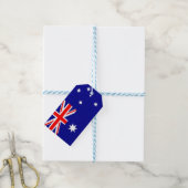 Geschenkmarke mit Flagge Australiens Geschenkanhänger (Mit Garn)