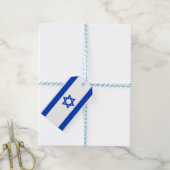 Geschenkmarke mit Flagge Israels Geschenkanhänger (Mit Garn)
