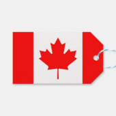 Geschenkmarke mit Flagge Kanadas Geschenkanhänger (Vorderseite (Horizontal))