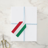 Geschenkmarke mit Flagge Ungarns Geschenkanhänger (Mit Garn)