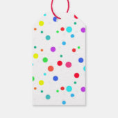 Geschenkmarke mit Party-Banner Geschenkanhänger (Rückseite)