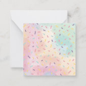 Geschenkmarke Personalisiert Mitteilungskarte (Rückseite)