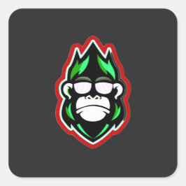 Geschenkmarke Quadratischer Aufkleber