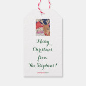 Geschenkmarke Santa und Rudolf Geschenkanhänger (Rückseite)