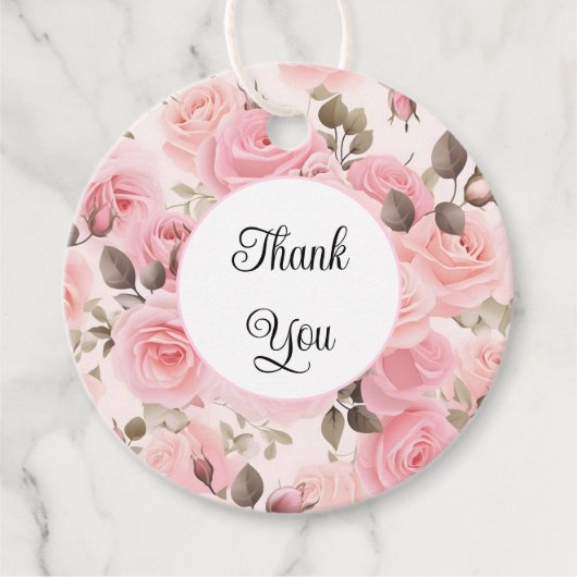 Geschenkmarke Vielen Dank Geschenkanhänger (Vorderseite)