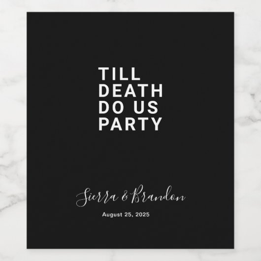 Geschenkmarke Weinetikett (Einzelnes Label)