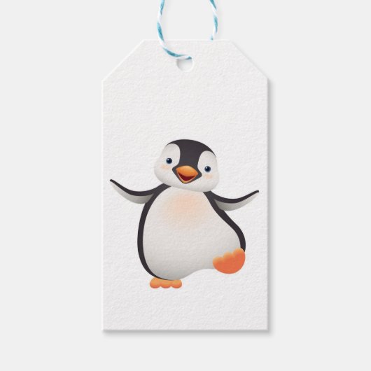 Geschenkmarken - Baby Penguin Geschenkanhänger (Vorderseite)
