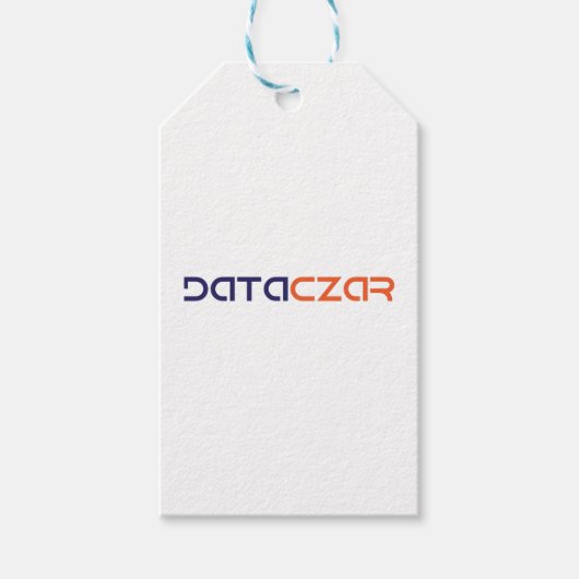 Geschenkmarken Blau und Weißwein Geschenkanhänger (Vorderseite)