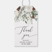 Geschenkmarken für Evergreen Brautparty Geschenkanhänger (Vorderseite)