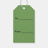 Geschenkmarken für Kühe Geschenkanhänger (Rückseite)