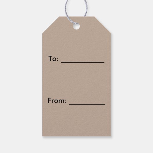 Geschenkmarken für wilde Enten Geschenkanhänger (Rückseite)