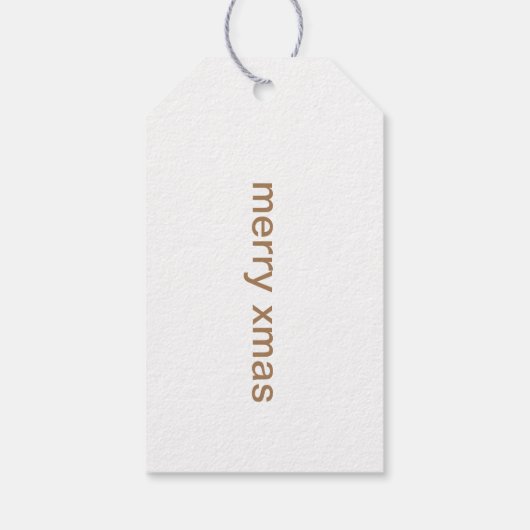 Geschenkmarken Geschenkanhänger (Rückseite)