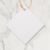 Geschenkmarken mit Glitzer Geschenkanhänger (Rückseite)