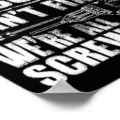 Geschenkname Fix Es Funny Geburtstag Personalisier Poster (Ecke)