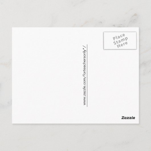 Geschenknoten für Lehrer - Onkel Sam Postkarte (Rückseite)