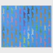 Geschenkpacken mit einem Schuss Freiheit und Stil Geschenkpapier (Flach)