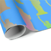 Geschenkpacken mit einem Schuss Freiheit und Stil Geschenkpapier (Rolleneckpunkt)