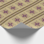 Geschenkpackung "Blütenfeder des Lebens" Geschenkpapier (Ecke)