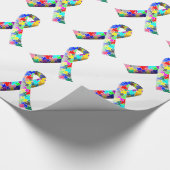 Geschenkpackung für Autismus-Bewusstsein Geschenkpapier (Ecke)
