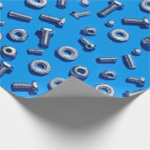 Geschenkpackung für Manly Man Gear Head Nuts and B Geschenkpapier (Ecke)