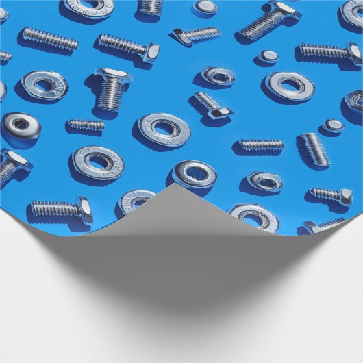 Geschenkpackung für Manly Man Gear Head Nuts and B Geschenkpapier (Ecke)