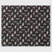 Geschenkpackung für Schwarz und Kupfer Geschenkpapier (Flach)