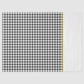 Geschenkpackung für Schwarz-weiße Schachbrettfahre Seidenpapier (Vorderseite)