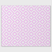 Geschenkpackung in Rosa und Weiß Geschenkpapier (Flach)