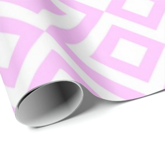 Geschenkpackung in Rosa und Weiß Geschenkpapier (Rolleneckpunkt)