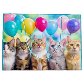 Geschenkpackung mit Kugeln, Geburtstag Große Geschenktüte (Rückseite)