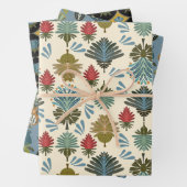 Geschenkpackung mit orientalischem Blumenmuster Geschenkpapier Set (Beispiel)